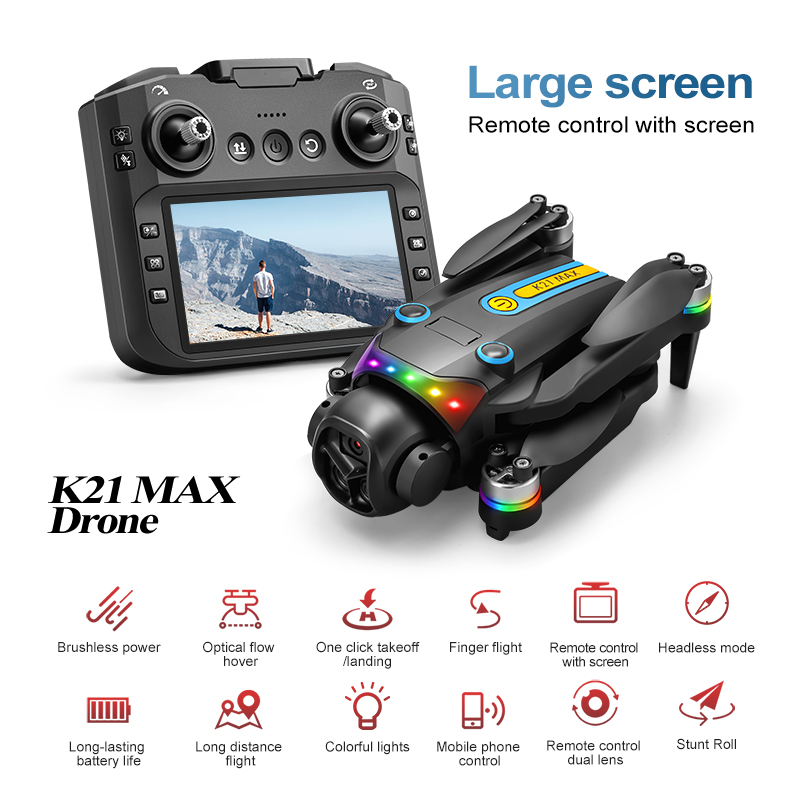 Drone Racing Camera - โดรนถ่ายภาพทางอากาศกลางแจ้ง กล้องคู่ ระบบไฟฟ้า 90 ° 120