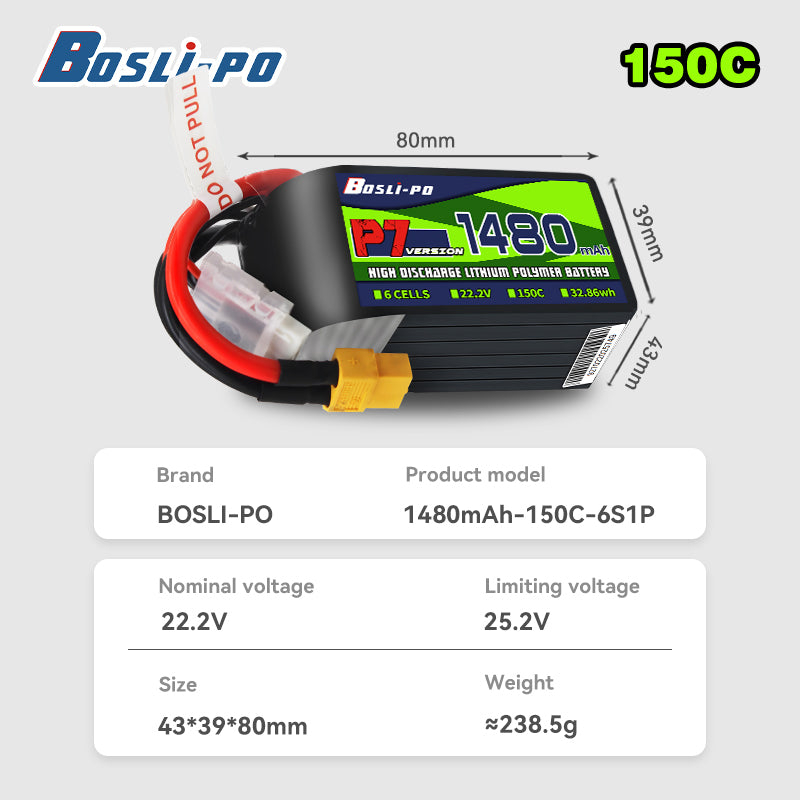 แบตเตอรี่ลิเธียมโพลิเมอร์ Bosl - Drone Racing Battery บทวิจารณ์และราคา